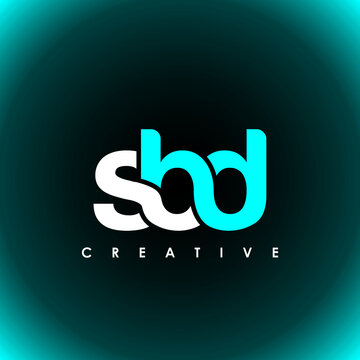 SBD Letter Initial Logo Design Template Vector Illustration