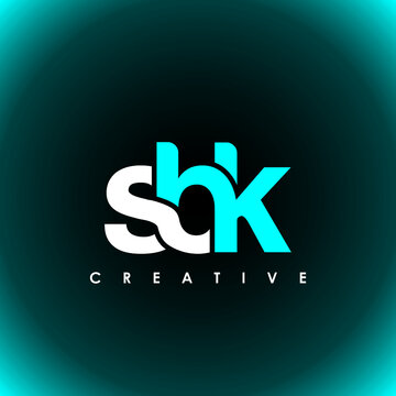 SBK Letter Initial Logo Design Template Vector Illustration