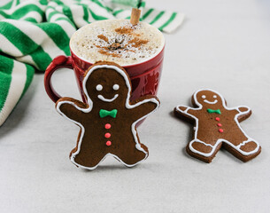 Delicious homemade festive pastries / Gingerbread Cookies / Popular treats for children and adults