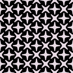 Seamless four sides shape repeated and make pattern. Vector.