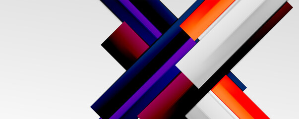 Color abstract lines trendy geometric background for business or technology presentation, internet poster or web brochure cover, wallpaper