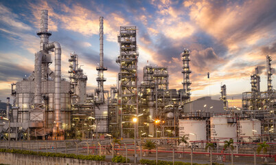 Oil and Gas Industrial zone,The equipment of oil refining,Close-up of industrial pipelines of an oil-refinery plant,Detail of oil pipeline with valves in large oil refinery.