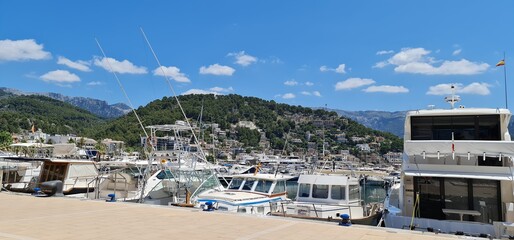 Obraz premium Hafen Port de Soller Mallorca Spanien