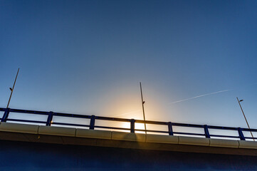 bridge in the morning