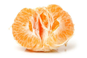 tangerine isolated on white background