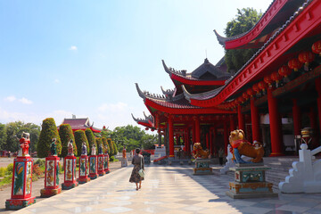 Sam Poo Kong Vihara, the historical Chinese religion building in Semrang, Indonesia