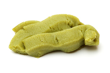 Wasabi isolated on white background 