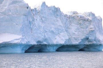 Fototapeta na wymiar Iceberg in the ocean near Antarctic Peninsula