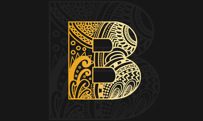 Letter B with logo icon design template elements. font, symbol, alphabet, Letter B. Vector