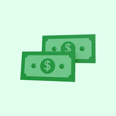 3d illustration simple object money