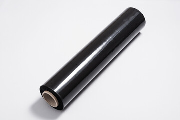 Black roll of pallet film
