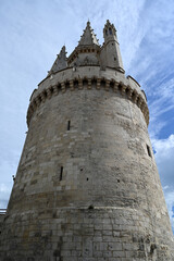 Fototapeta na wymiar La tour de la Lanterne à La Rochelle