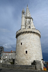Fototapeta na wymiar La tour de la Lanterne à La Rochelle