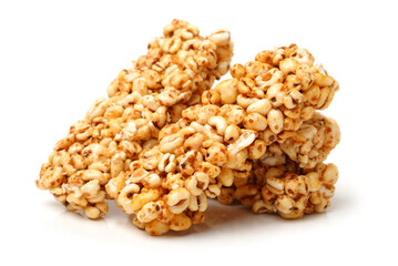 Rice cake on white background 