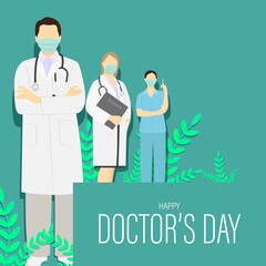 vector illustration for doctors day