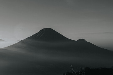 mountain in the morning