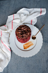 Delicious homemade pastry / Red Velvet Chocolate Cake / Layered with cream cheese ideal for Christmas or Valentine Day