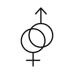 gender icons symbol vector elements for infographic web