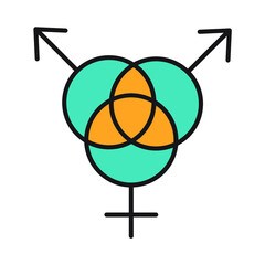 gender icons symbol vector elements for infographic web