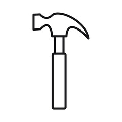 Hammer icons symbol vector elements for infographic web