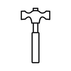 Hammer icons symbol vector elements for infographic web