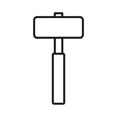 Hammer icons symbol vector elements for infographic web