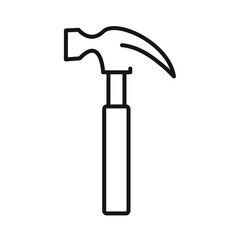 Hammer icons symbol vector elements for infographic web