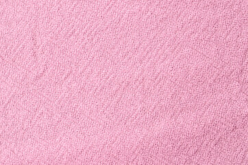 Pink cloth texture background.