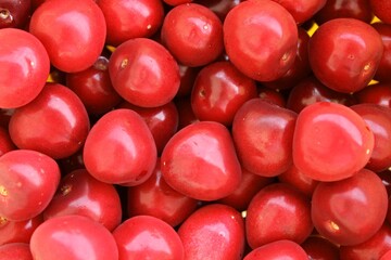 fresh cherries summer fruits