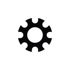 gear icon design template vector