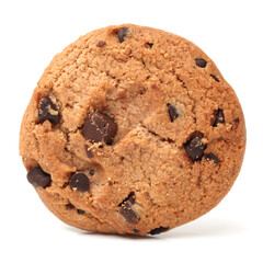 Cookie tower on white background