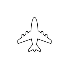 plane icon design template vector