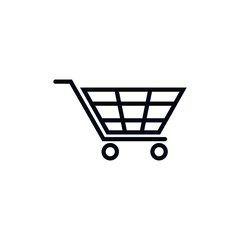 cart icon design template vector