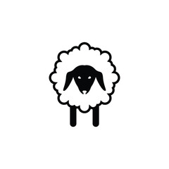sheep icon design template vector