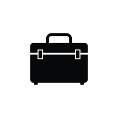 suitcase icon design template vector