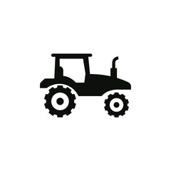 tractor icon design template vector