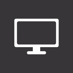 Monitor icon. Screen icon