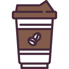 coffee cup one color icon