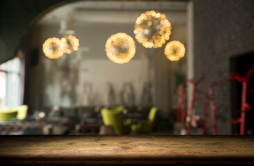 dark brown top of bar and free space for your glass