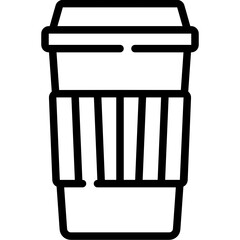 coffee cup line icon