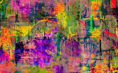 Rolgordijnen zonder boren abstract watercolor background color art © reznik_val