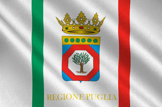Flag of Apulia, Italy