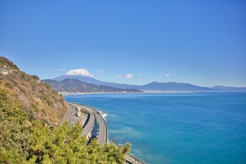 さった峠の富士山