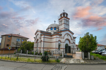 Kraimorie, Burgas, Bulgaria. Temple Church of saint Pimen Zografski