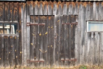 Old wooden wall