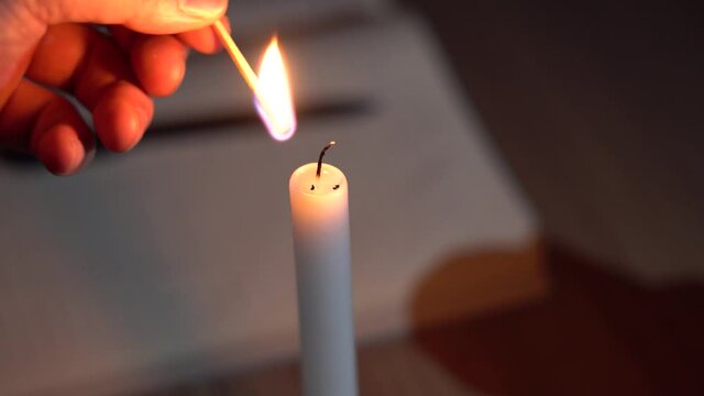 Light the candle at night and hope for the future