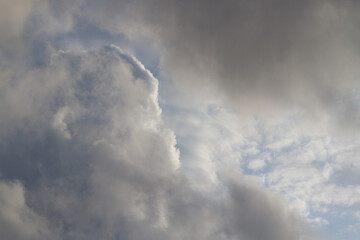 Fototapeta na wymiar Beautiful clouds on the sky.