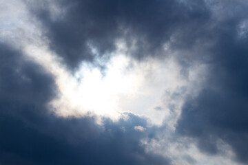 Fototapeta premium Beautiful clouds on the sky.