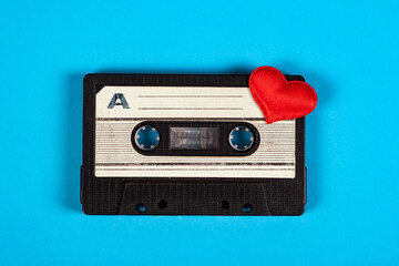 Audio Cassette with a Heart