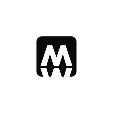 MW company initial letters monogram. MW logo. MW typography vector.